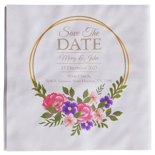 Custom Beverage Napkin