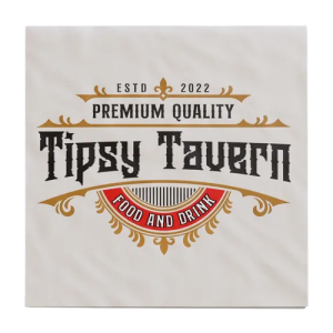 Custom Linen Beverage Napkin Custom Linen Beverage Napkin